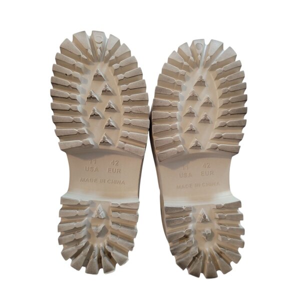 Jeffrey Campbell Bae Platform PVC Slide Sandals Size 11 Chunky Sole Y2K - Picture 5 of 12